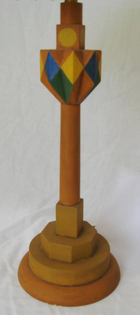 Omega Workshops Bloomsbury group lamp early precursor to Art Deco style