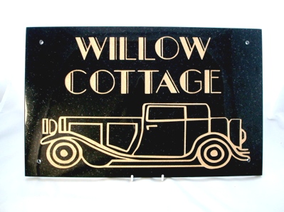 Art Deco House numbers & name signs
