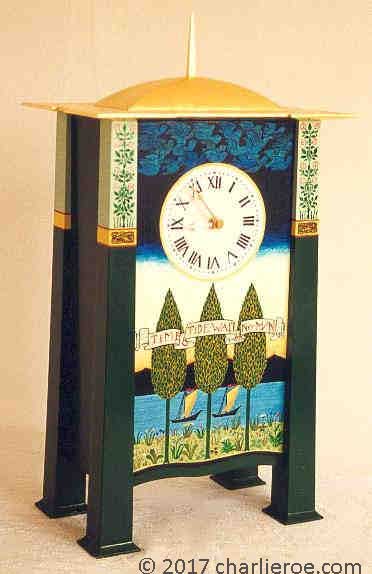 new CFA Voysey hand painted mantle clock