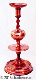 Norman Shaw copper candle sticks stands for St Micheals All Saints church Bedford Park London