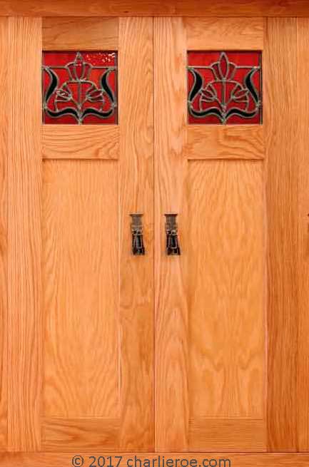 Arts and Crafts Movement fitted kitchen door
