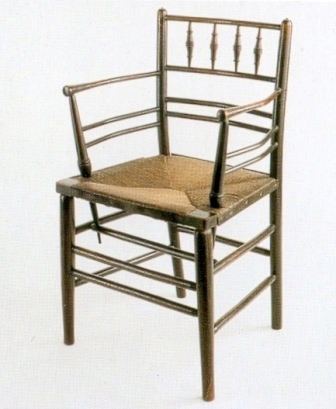 William Wm Morris & Co Arts & Crafts Movement Sussex chair furniture