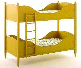 Painted wooden bunk beds & bedsteads furniture