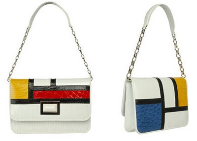 Piet Mondrian handbags by Kara Moss