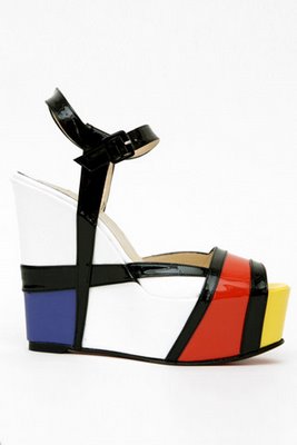 Piet Mondrian Laboutin shoe