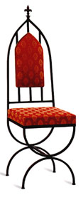Gothic iron chair