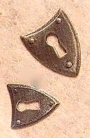 Gothic iron metal work escutcheons & key plates fittings