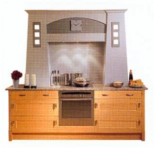 new Arts & Craft style fitted kitchen furniture