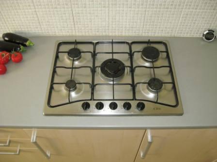 70cm gas hob stainless steel