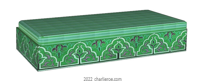 new arab Moroccan style decoratively painted Majlis floor sofa