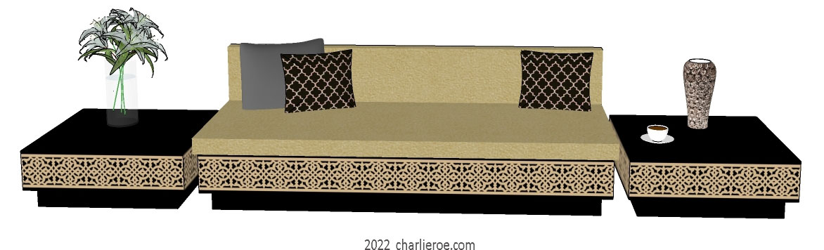 new arab contemporary style Majlis floor sofa