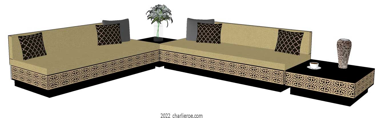 new arab contemporary style Majlis sofa divan