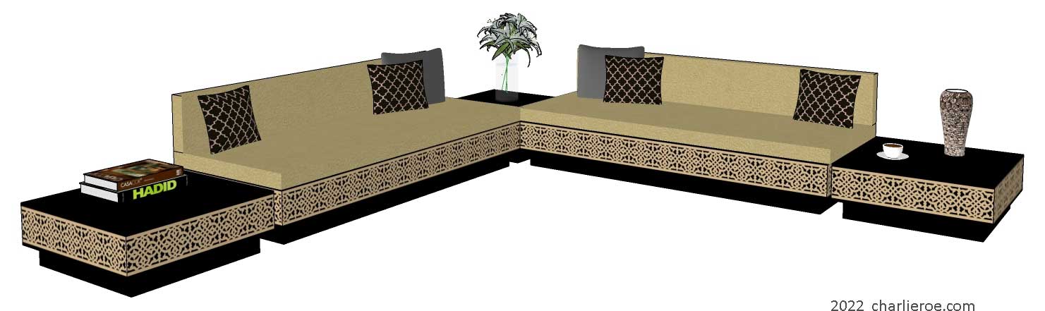 new arab contemporary style Majlis sofa divan