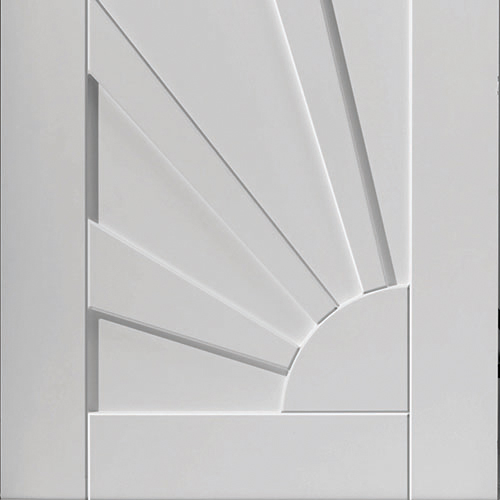new Art Deco Moderne Rising sun style interior house door