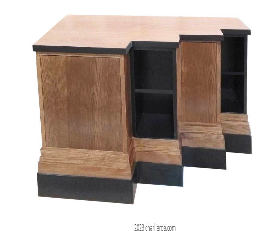 New Art Deco Paul Frankl Skyscraper style painted 2 door cabinet cupboard