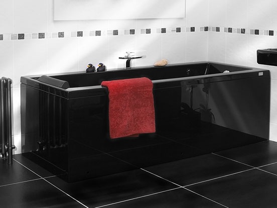 Art Deco black bath