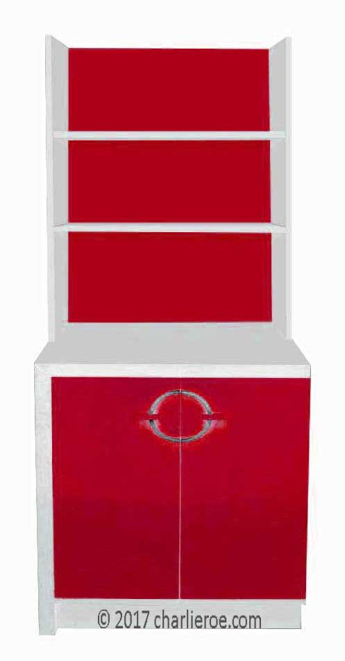 new Gilbert Rhode Art Deco painted bookcase
