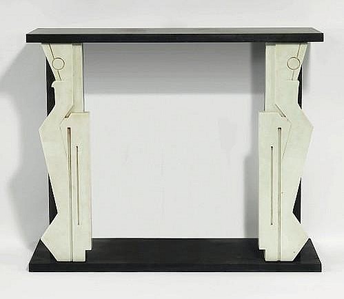 Joseph Csaky Art Deco Cubist console table from 1927
