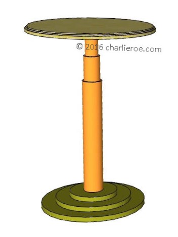 new Art Deco 'Skyscraper' style stepped side lamp sofa coffee table