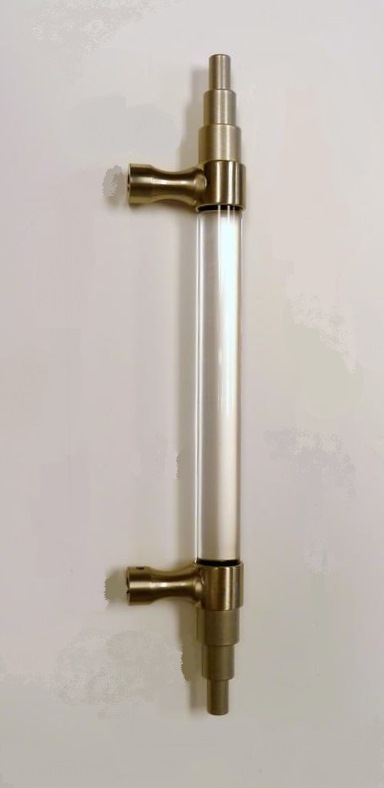 new Art Deco stepped Skyscraper style fitted kitchen furniture marquetry wood veneered handles & ironmongery