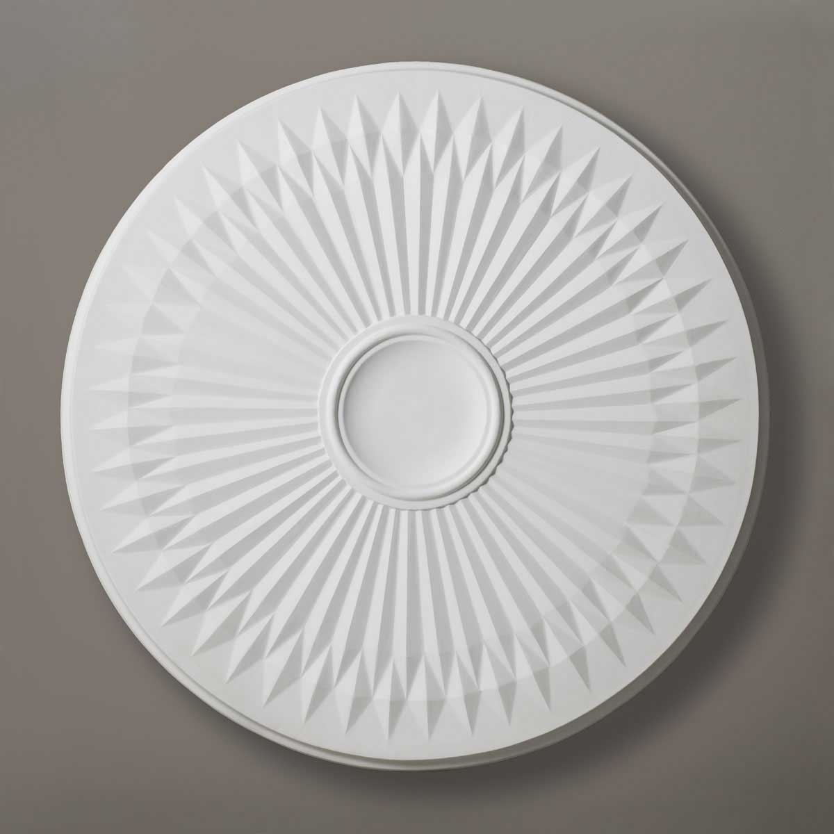 new Art Deco ornate round plaster ceiling rose / medallion moulding