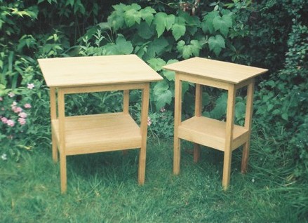 CFA Voysey Arts & Crafts Movement style Oak side lamp tables furniture