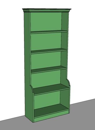 new C F A Voysey Oak Arts & Crafts Movement painted bookcase