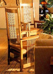 Arts & Crafts Movement 'Mission' style oak Coffee table furniture