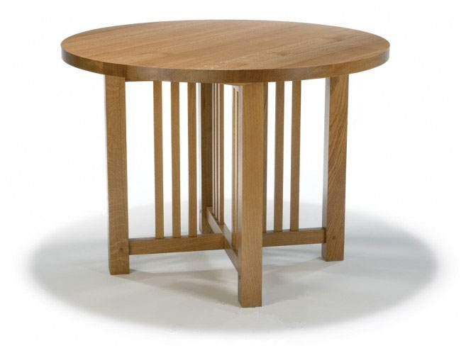 Arts & Crafts Movement Frank Lloyd Wright Mission Prairie style oak dining table
