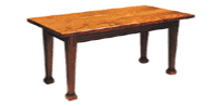 new Arts & Crafts Movement oak wooden coffee table furniture with shaped legs