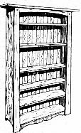 Oak Arts & Crafts Movement Hollyoak oak Bookcase furniture