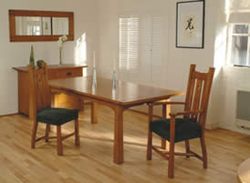 Arts & Crafts Movement The Hollyoak range dining room Table furniture