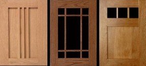Arts and Crafts Movement fitted kitchen door