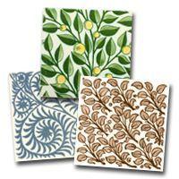 Wm DeMorgan Arts & Crafts Movement bathroom tiles