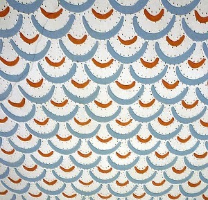 Wm Morris Arts & Crafts Movement Red House painted ceiling
