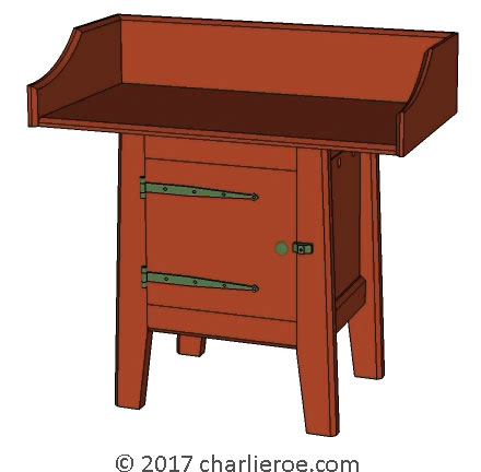 new Wm Morris Arts & Crafts Movement Artisan range of bathroom washstands vanity units furniture in painted or wood finishes