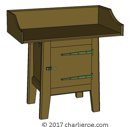 New Wm Morris Arts & Crafts Movement Artisan range of bathroom washstands vanity units furniture in painted or wood finishes
