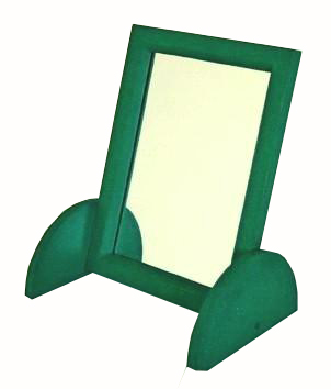William Wm Morris Ford Madox-Brown green 'Artisan' suite dressing table mirror