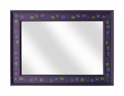 William Wm Morris 'Vine' decorative painted large mirror frame