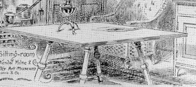 Wm Morris & Co dining table for a workman's house 1884
