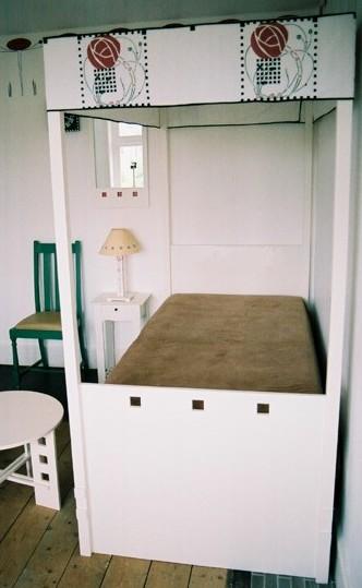 Charles Rennie CR Mackintosh bed, wardrobe & bedroom furniture