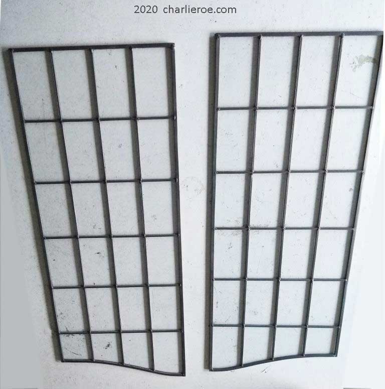 Leaded glass panels for the New CR Mackintosh oak wood finish freestanding display cabinet bookcase with stained glass door panels