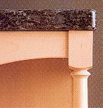 CR Mackintosh fitted kitchen furniture detail of worktop