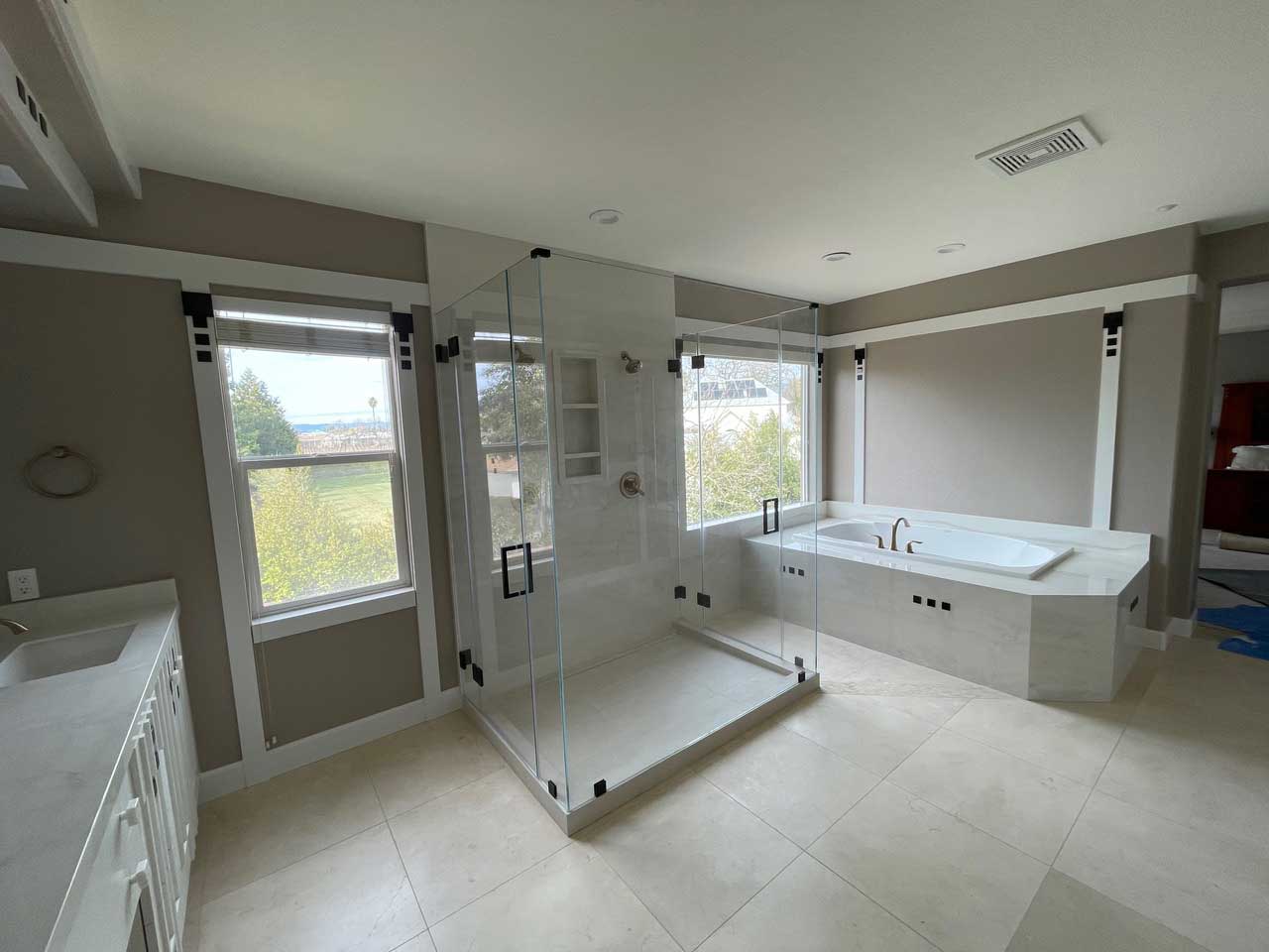 new Charles Rennie CR Mackintosh style white painted wall panelling