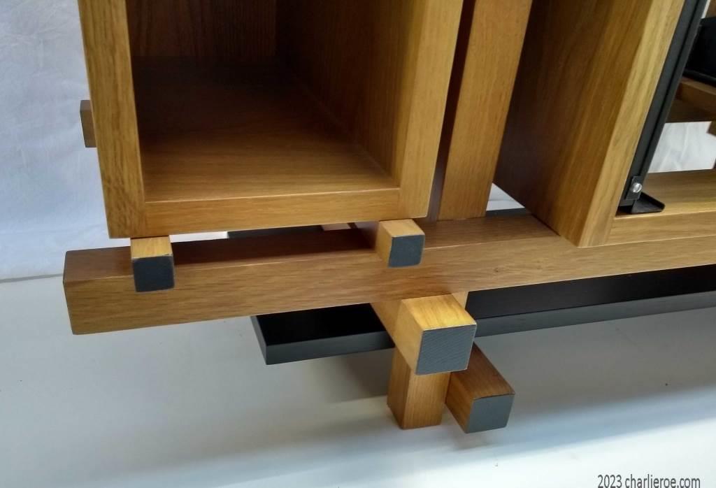 New Gerrit Rietveld De Stijl Movement Piet Mondrian style vanity unit painted in De Stijl colours with piet mondrian door design