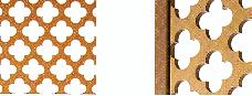 painted wood Gothic Radiator grills decorative cut-out panels for furniture