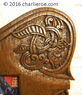 new Viking 'Dragon Revival' carved picture frame with dragons